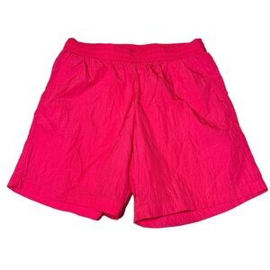 Future Collective Alani Noelle Neon Pink Athletic Shorts‎ Womens Medium Retro